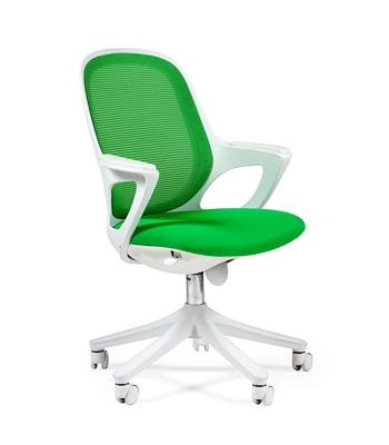 Кресло для персонала chairman 820 white зеленый акрил