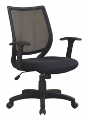  Кресло для персонала new Сетка черная