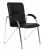  Кресло для посетителя chairman 850 Экокожа Terra 118 черная