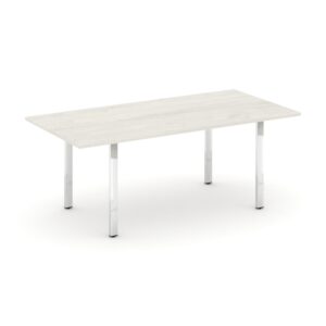 Style Project Direct Lux Стол переговорный M-SN-6P.SPRG-198.3 Дуб Наварра/Нержавеющая Сталь/Хром 198