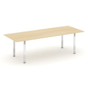 Style Project Direct Lux Стол переговорный M-SN-6P.SPRG-258.3 Акация Лорка/Нержавеющая Сталь/Хром 25