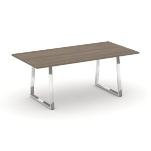 Style Project Direct Lux Стол переговорный M-SN-6T1.SPRG-198.3 Вяз Благородный/Нержавеющая Сталь/Хро