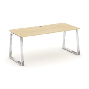Style Project Direct Lux Стол письменный M-SN-6T1.SR-024.M Акация Лорка/Нержавеющая Сталь/Хром 1580*