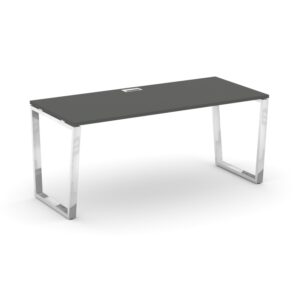 Style Project Direct Lux Стол письменный M-SN-6T2.SR-016.M Антрацит/Нержавеющая Сталь/Хром 1980*700*