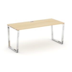 Style Project Direct Lux Стол письменный M-SN-6T2.SR-024.M Акация Лорка/Нержавеющая Сталь/Хром 1580*