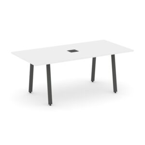 Style Project Direct Стол переговорный SN-6A.SPRG-198 Белый/Металл Антрацит/Заглушка Металл Антрацит