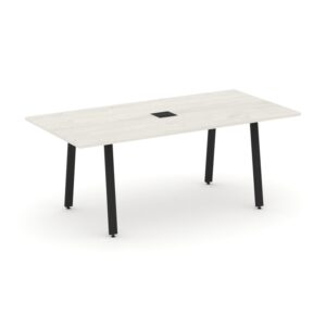 Style Project Direct Стол переговорный SN-6A.SPRG-198 Дуб Наварра/Металл Черный/Заглушка Металл Черн
