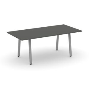 Style Project Direct Стол переговорный SN-6A.SPRG-198.3 Антрацит/Металл Серый 1980*980*750