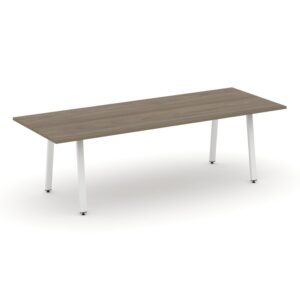 Style Project Direct Стол переговорный SN-6A.SPRG-258.3 Вяз Благородный/Металл Белый 2580*980*750