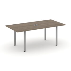 Style Project Direct Стол переговорный SN-6P.SPRG-198 Вяз Благородный/Металл Серый/Заглушка Металл С