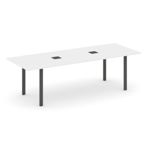 Style Project Direct Стол переговорный SN-6P.SPRG-258 Белый/Металл Антрацит/Заглушка Металл Антрацит