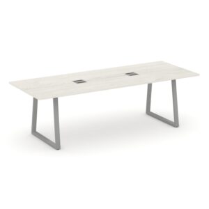 Style Project Direct Стол переговорный SN-6T1.SPRG-258 Дуб Наварра/Металл Серый/Заглушка Металл Серы
