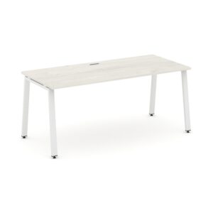 Style Project Direct Стол письменный SN-6A.SR-023.M Дуб Наварра/Металл Белый/Заглушка Металл Белый 1