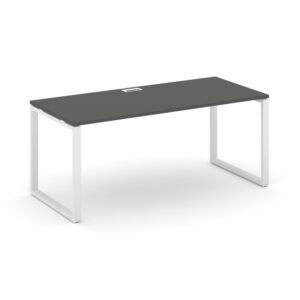 Style Project Direct Стол письменный SN-6O.SR-025.M Антрацит/Металл Белый/Заглушка Металл Белы 1780*
