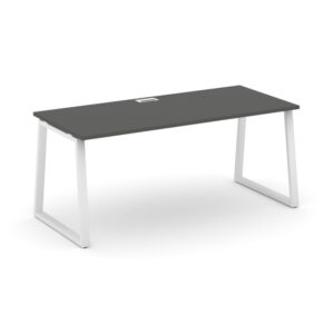 Style Project Direct Стол письменный SN-6T1.SR-016.M Антрацит/Металл Белый/Заглушка Металл Белы 1980