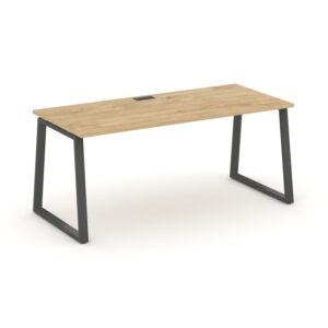 Style Project Direct Стол письменный SN-6T1.SR-016.M Тиквуд Светлый/Металл Антрацит/Заглушка Металл